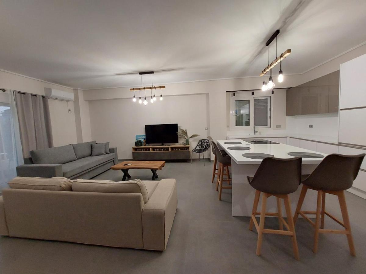 New Minimal Apartment,10' From Athens Airport Spata  Luaran gambar