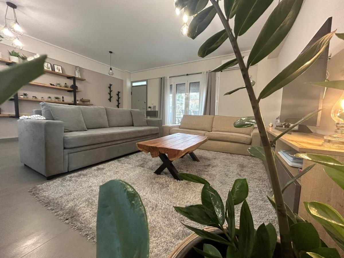 New Minimal Apartment,10' From Athens Airport Spata  Luaran gambar