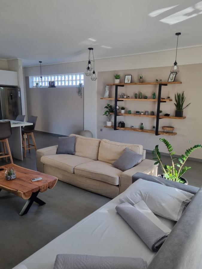 New Minimal Apartment,10' From Athens Airport Spata  Luaran gambar